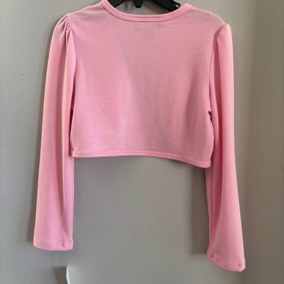 NWT girls "In Girl" spring ruffle floral dress with matching sweater 6, 6x - Picture 9 of 10